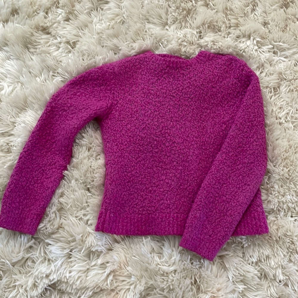 Girls Bright pink sweater